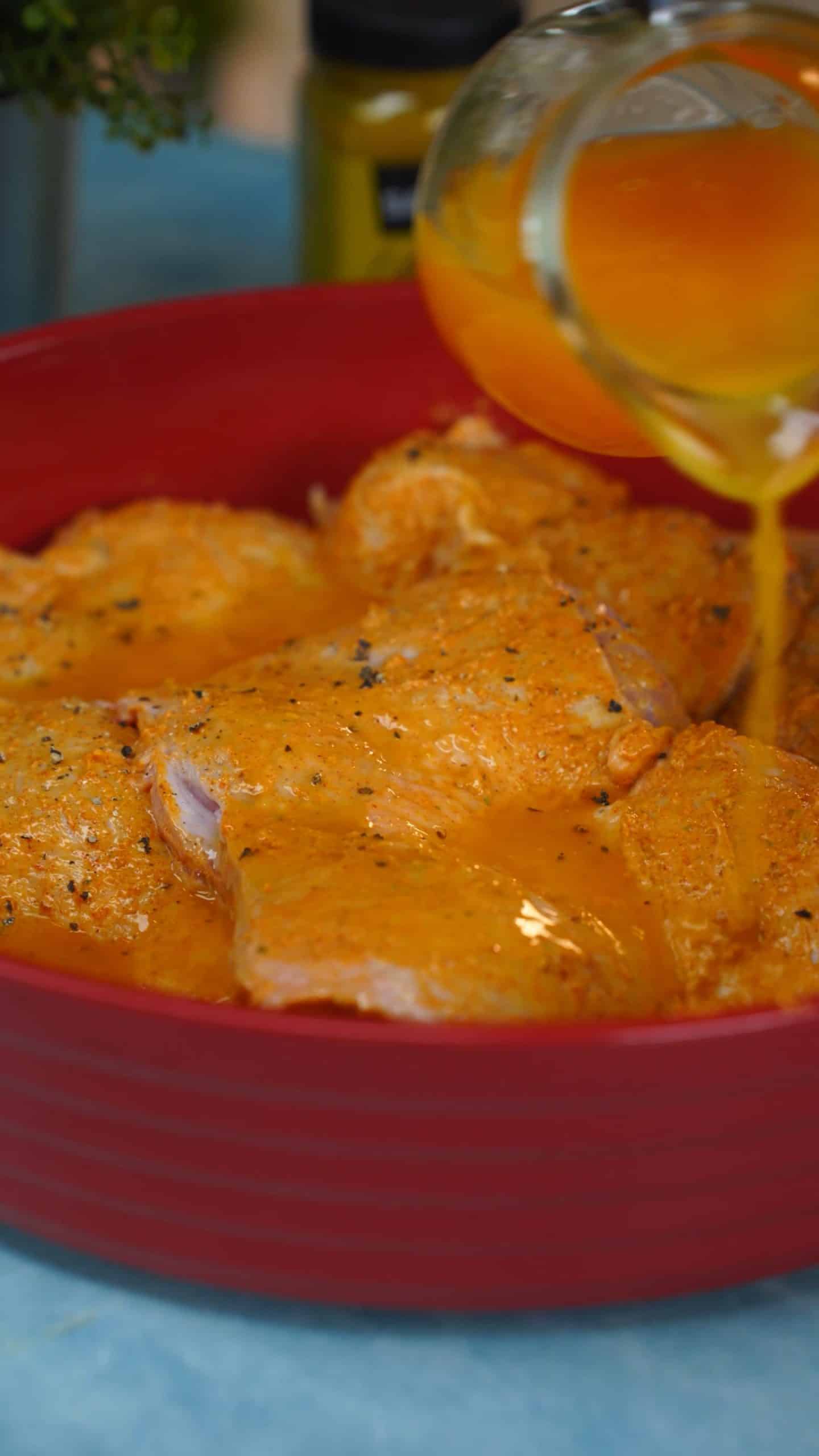 Pernas de Frango com laranja e mostarda Receita 9x16-0006
