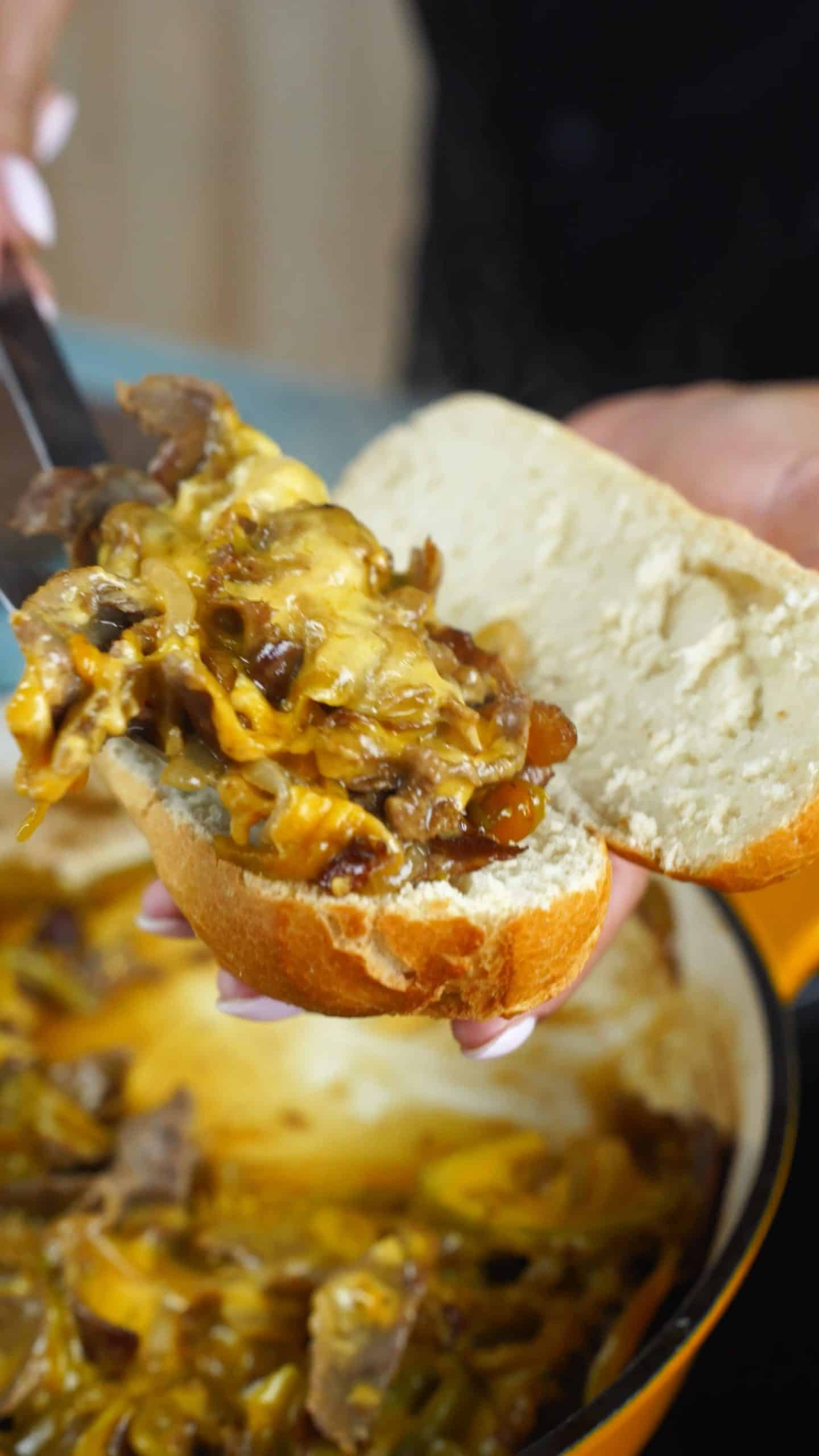 Philly Cheesesteak Receita 9x16 4K-0012